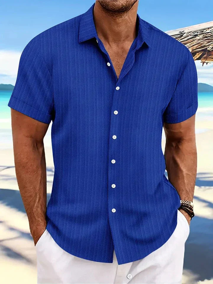 Chemise Homme Manches Courtes d'Été