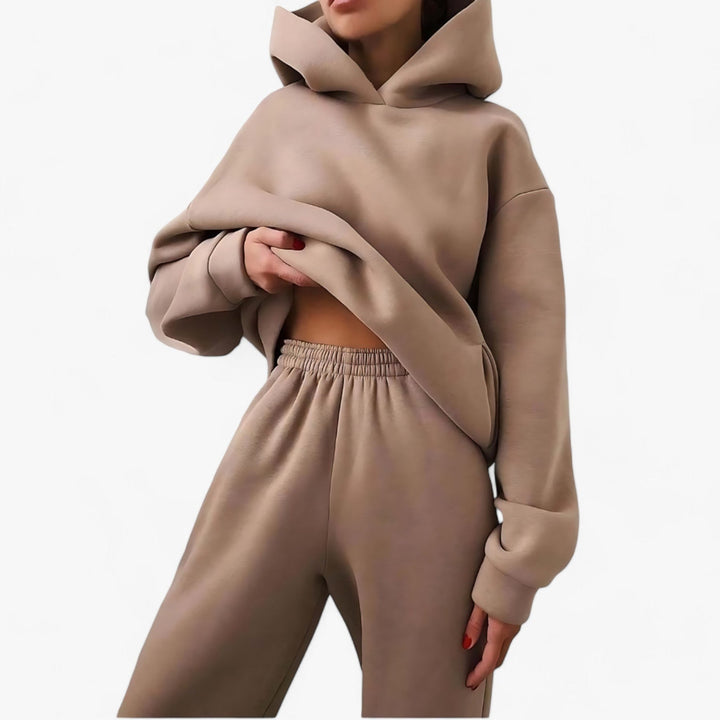 Valeria | Ensemble de Sweat à Capuche d'Hiver - Chaleur Confortable pour les Journées Froides