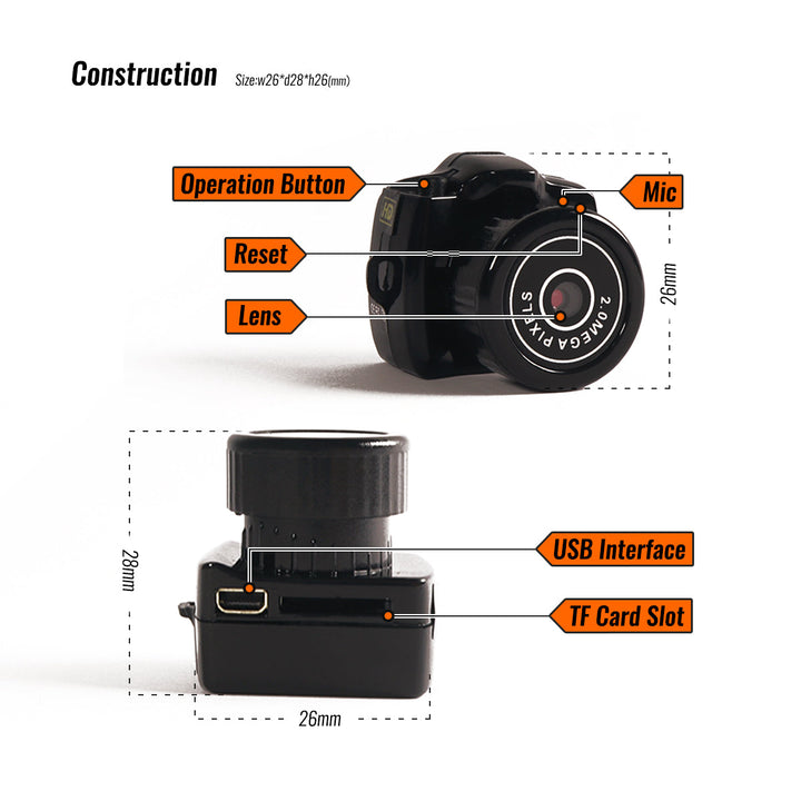 Caméra Numérique Compacte Mini