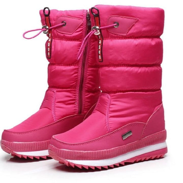 Bottes d'hiver super confortables et chauffantes pour femmes