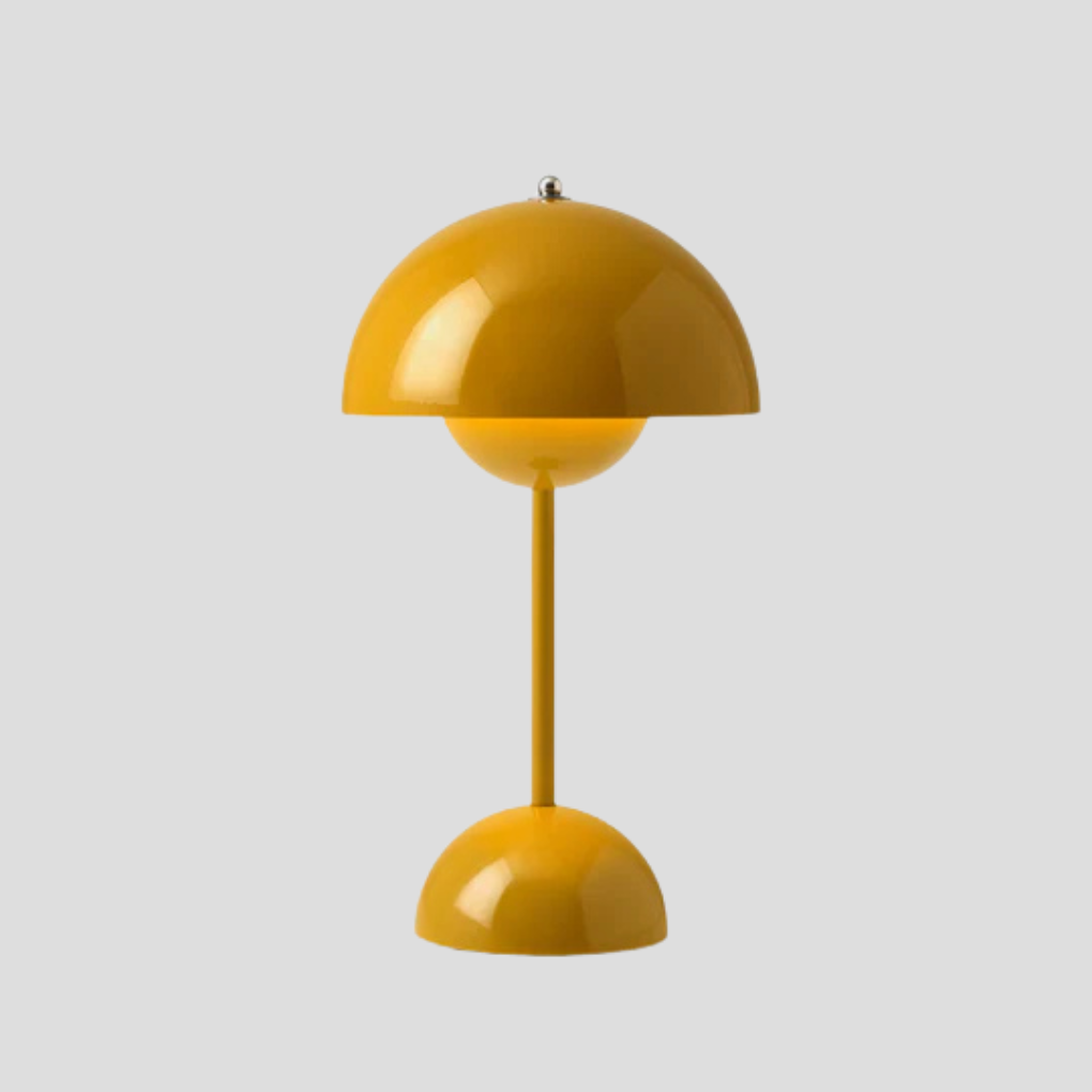 Lampe de table en métal sans fil