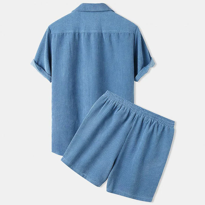 BreezeSet – Ensemble de Shorts en Corduroy pour Homme