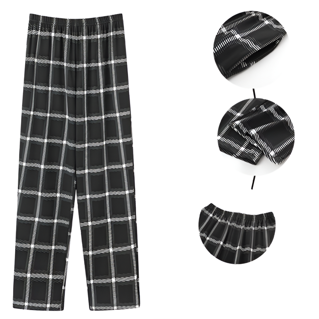 Pantalons de pyjama en flanelle pour hommes - 3 pièces