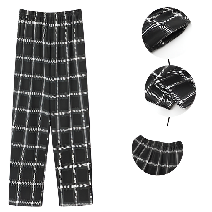 Pantalons de pyjama en flanelle pour hommes - 3 pièces