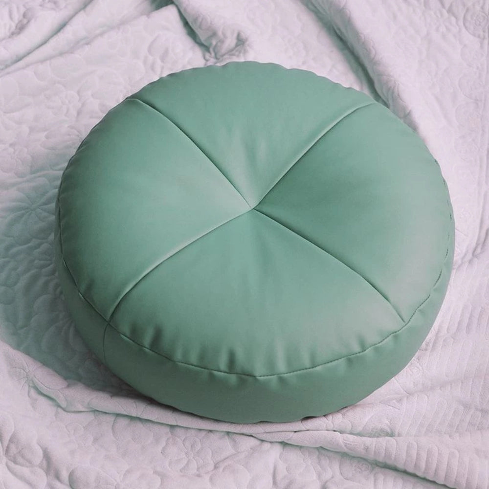 Coussin en Cuir PU Nappa style japonais