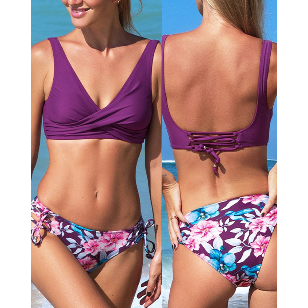 Maya – Bikini de Plage 2 Pièces pour Femmes – Style d'Été Vibrant