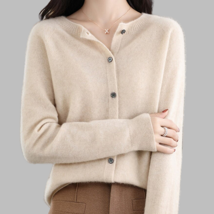 Cardigan O-Col Femmes