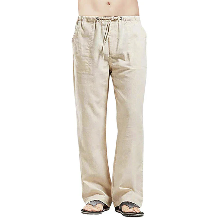 Ralph – Pantalons en lin respirant pour hommes avec ajustement surdimensionné