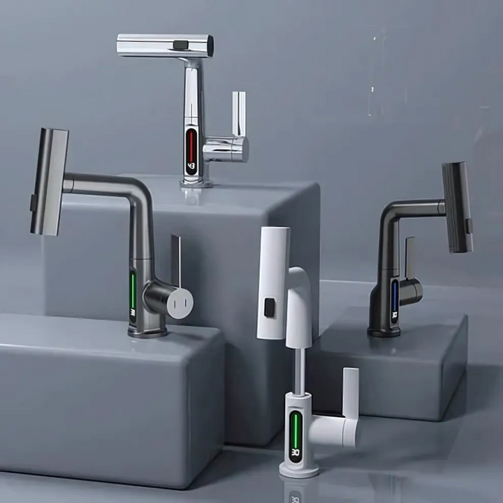 Robinet LED Flexible pour Cuisine & Salle de Bain