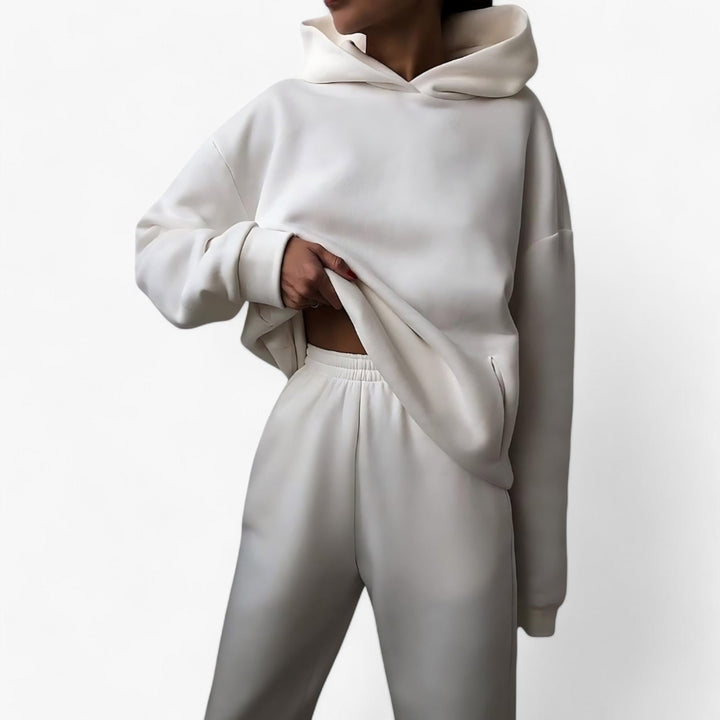 Valeria | Ensemble de Sweat à Capuche d'Hiver - Chaleur Confortable pour les Journées Froides