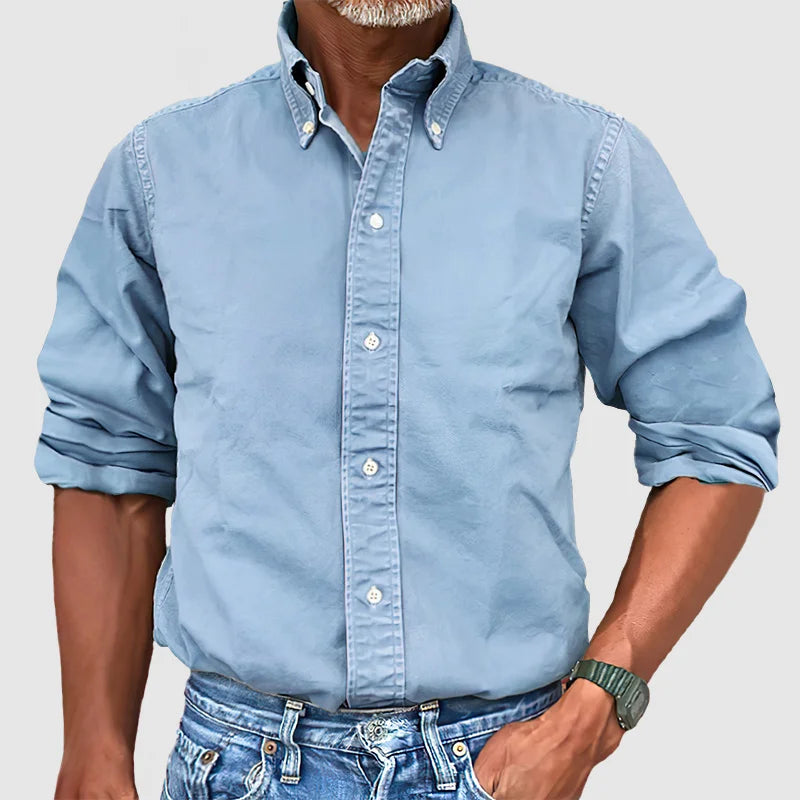 Chemise Classique pour Homme à Manches Longues