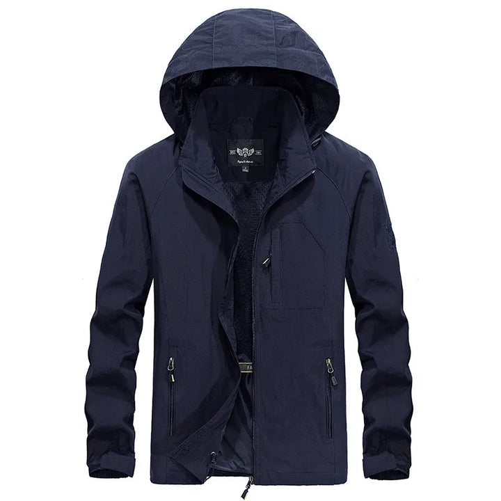 Veste Impermeable d'Extérieur Everest avec Capuche Détachable - Protection Toutes Saisons pour l'Aventurier Moderne
