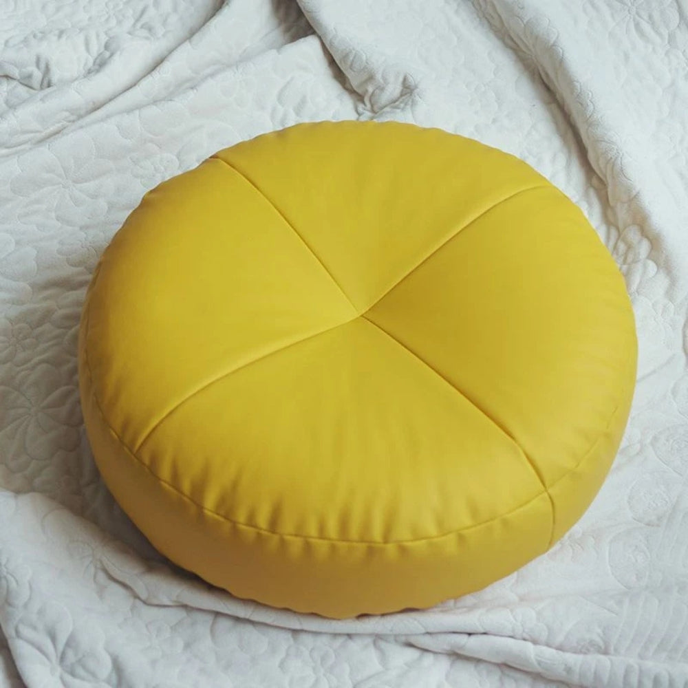 Coussin en Cuir PU Nappa style japonais