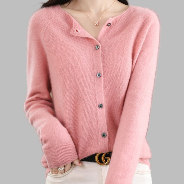 Cardigan O-Col Femmes