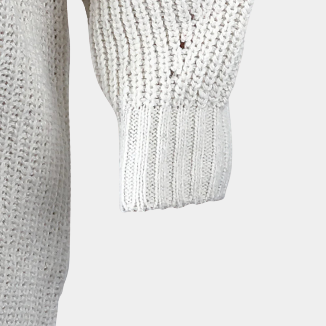Pull en maille surdimensionné confortable pour femmes