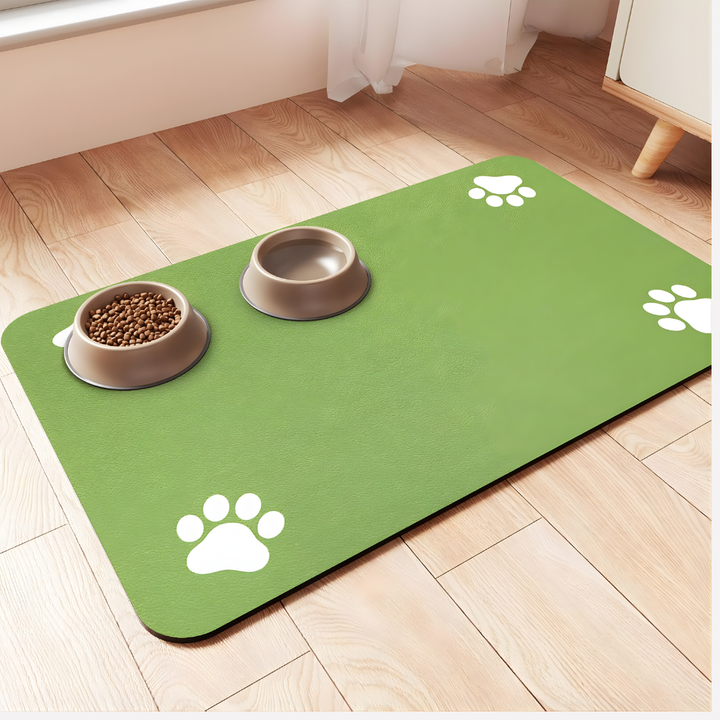 Tapis de Nourriture pour Animaux - Tapis Absorbant pour Bol de Nourriture et d'Eau