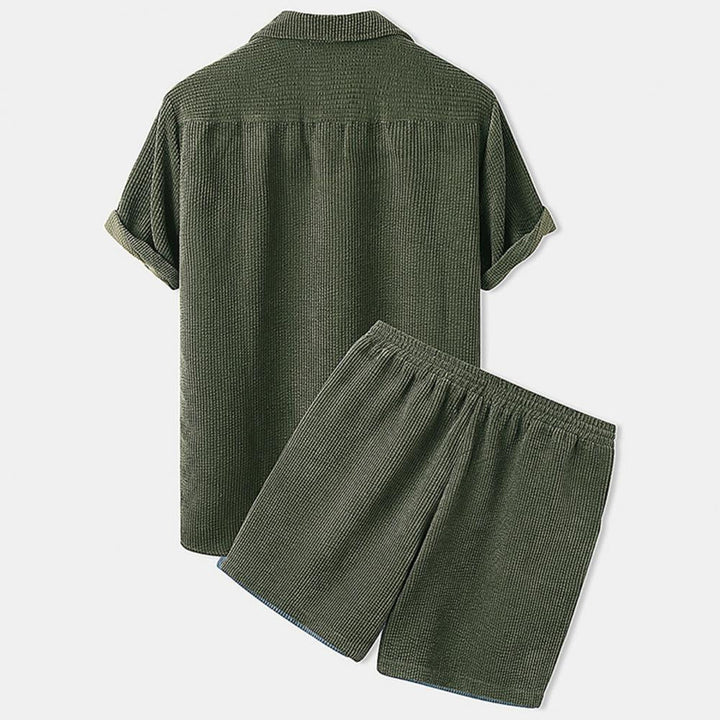BreezeSet – Ensemble de Shorts en Corduroy pour Homme