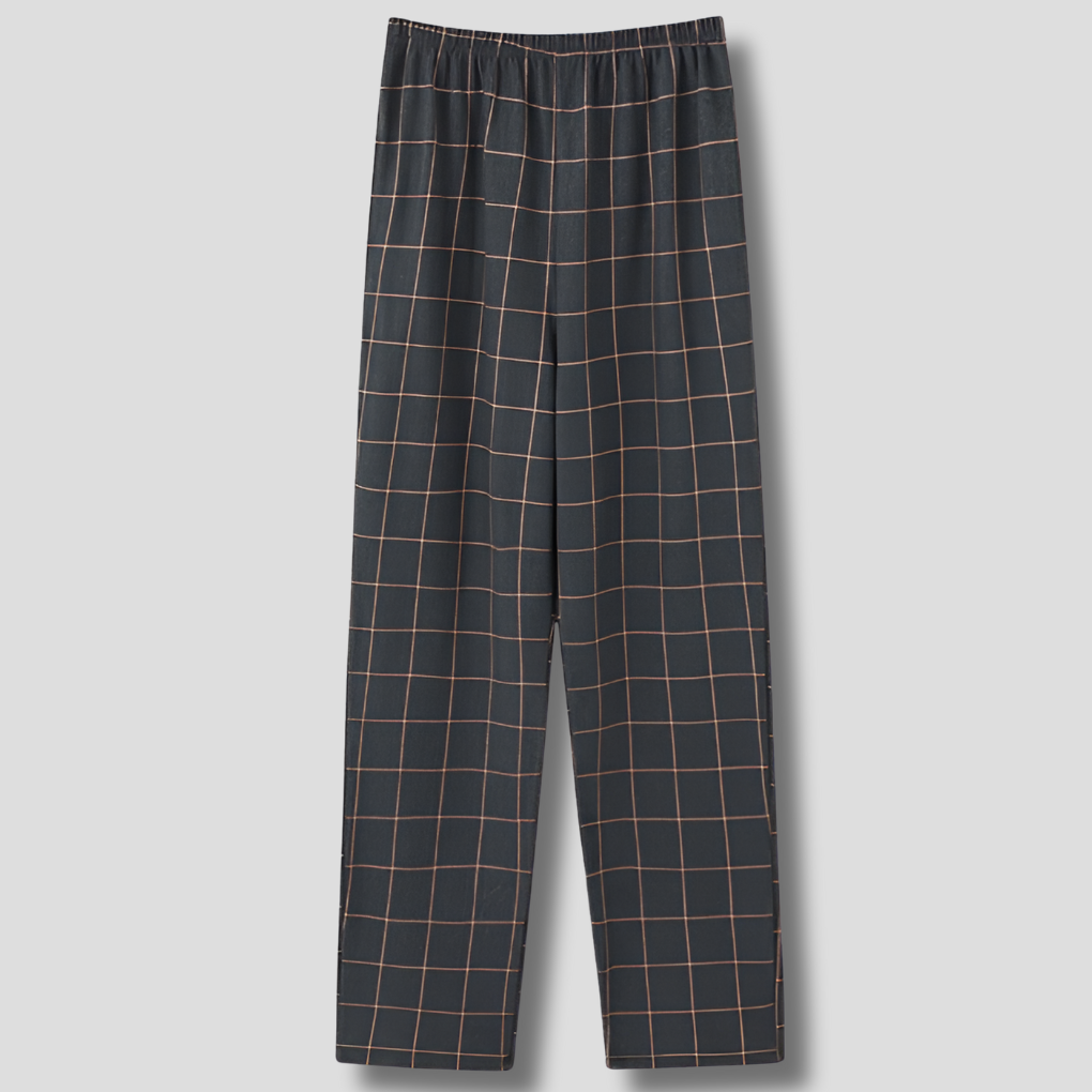 Pantalons de pyjama en flanelle pour hommes - 3 pièces