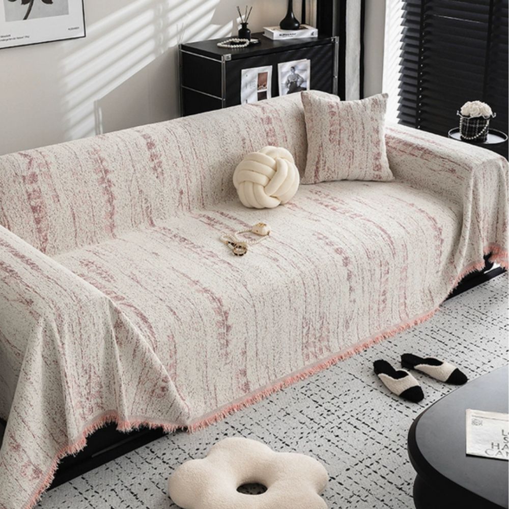 Housse de Sofa Almond Crest Confort Élégant pour Votre Espace de Vie