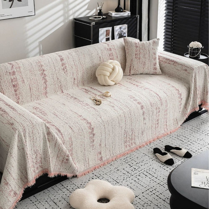 Housse de Sofa Almond Crest Confort Élégant pour Votre Espace de Vie