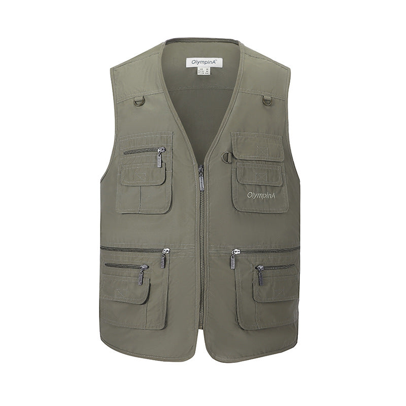 Gilet de randonnée multifonctionnel pour hommes