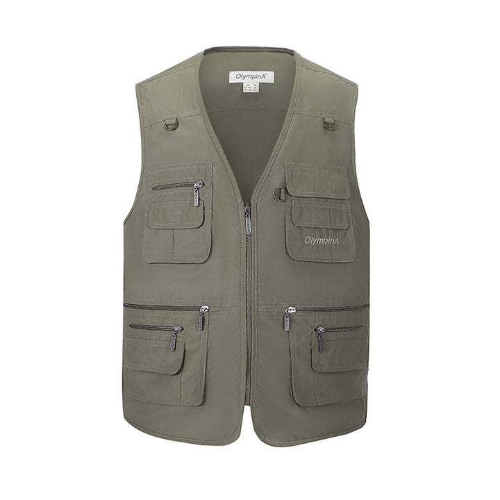 Gilet de randonnée multifonctionnel pour hommes
