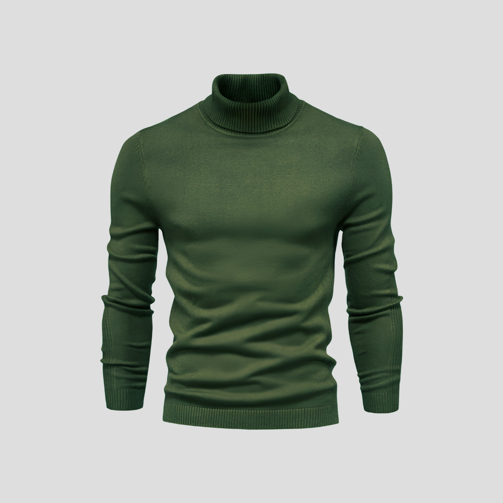 Pull Col Roulé Homme – Casual – Toute Saison