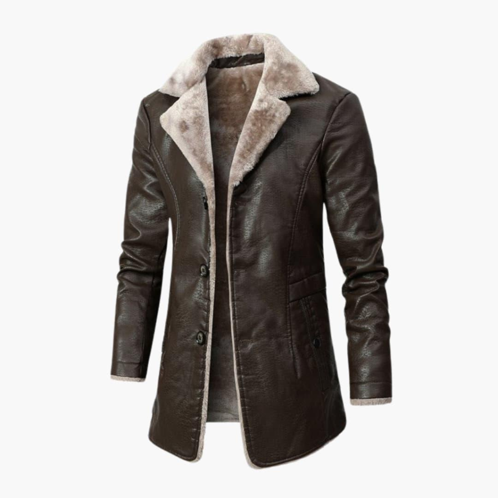 Manteau en Laine d'Hiver – Manteau Élégant pour Hommes, Chaud