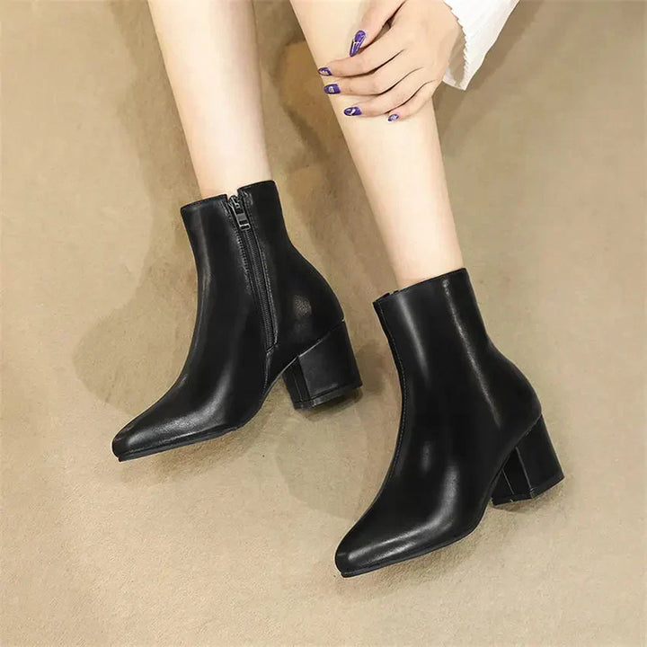 Bottes Cheville en Argent Tendance pour Femmes