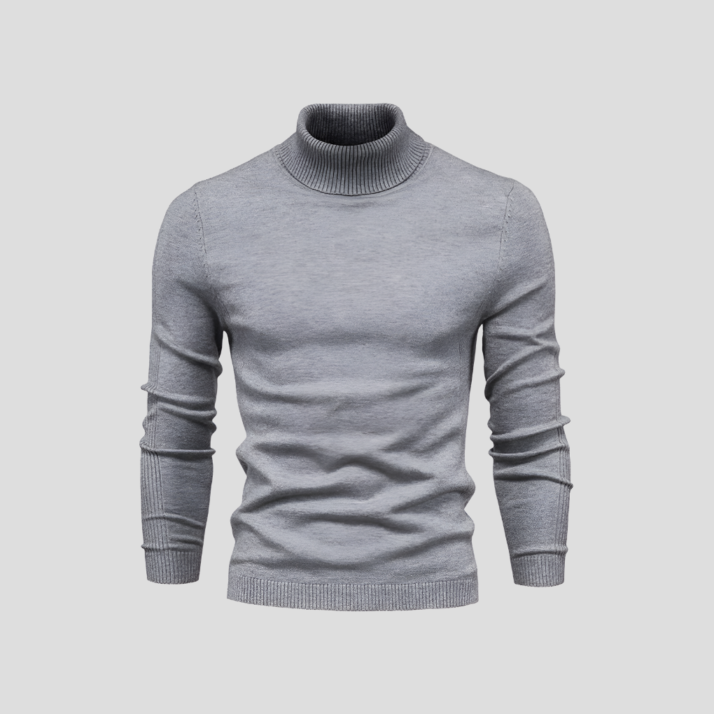 Pull Col Roulé Homme – Casual – Toute Saison