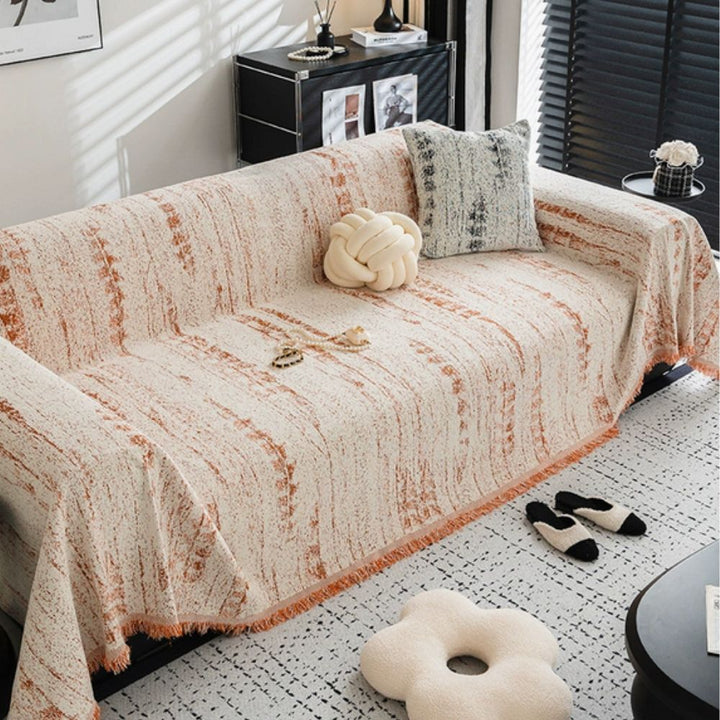 Housse de Sofa Almond Crest Confort Élégant pour Votre Espace de Vie