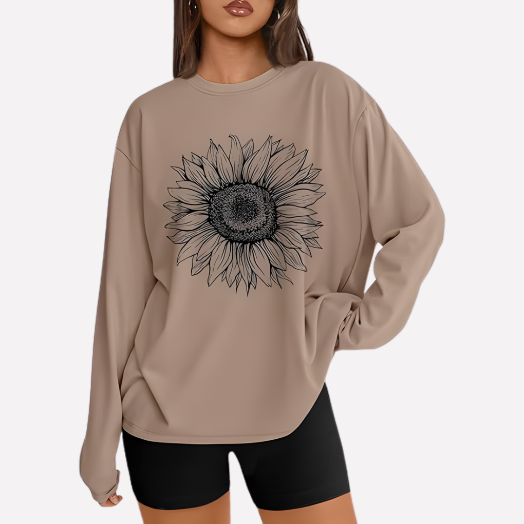 Chemise Longue Manches Amples Femme