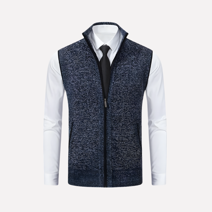 Gilet homme avec fermeture éclair