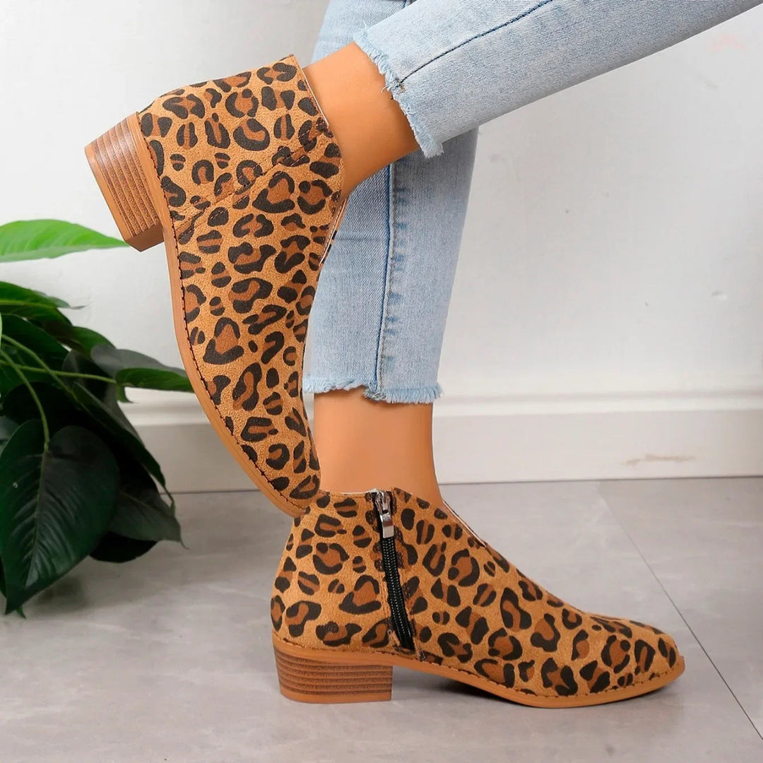 Bottes Cheville Suede Chic pour Femme