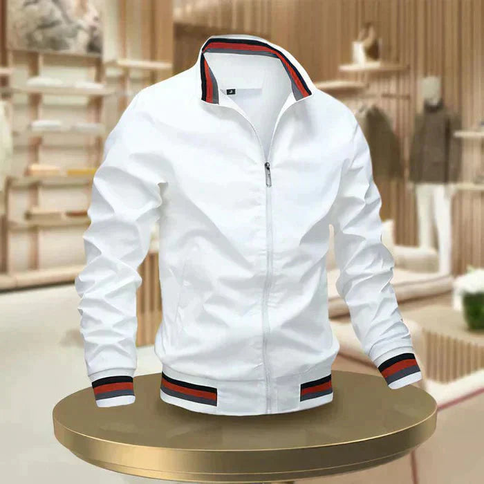 Veste casual pour hommes avec zip pour un confort quotidien