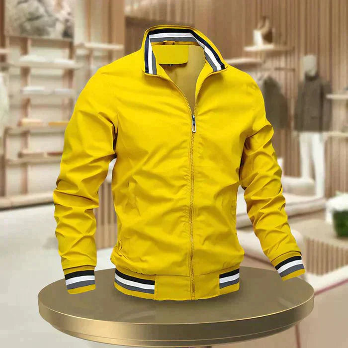 Veste casual pour hommes avec zip pour un confort quotidien