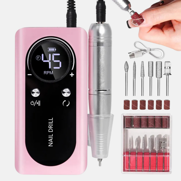 Perceuse à Ongles Électrique Rechargeable 45 000 tr/min