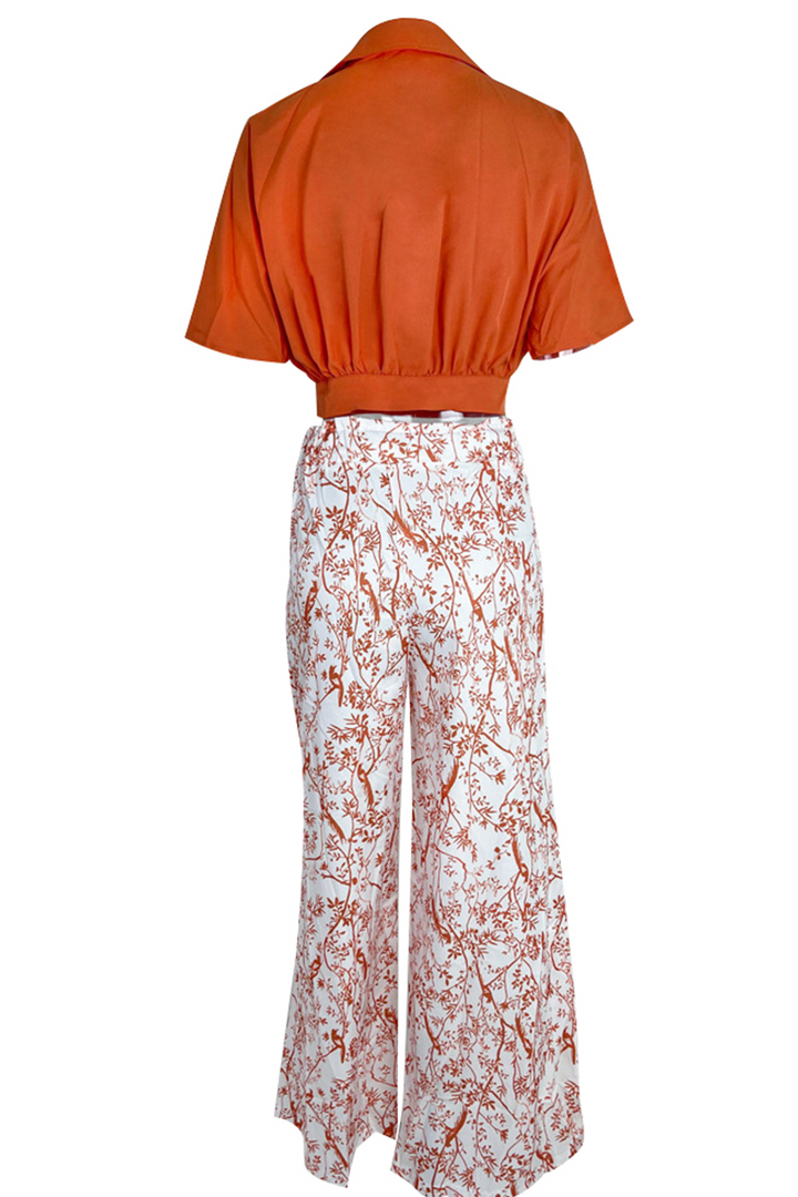 Ensemble Moderne Élégant Femme Deux Pièces & Fluide