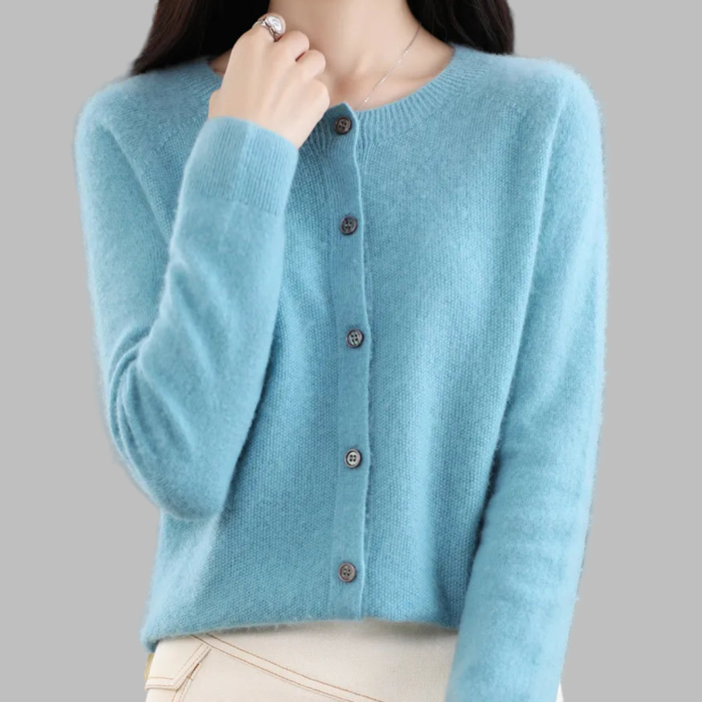 Cardigan O-Col Femmes
