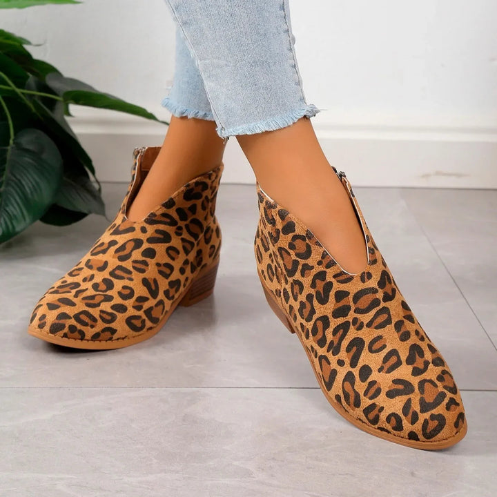Bottes Cheville Suede Chic pour Femme