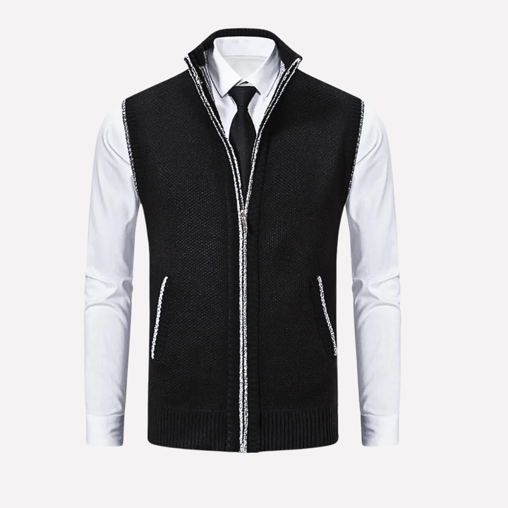 Gilet homme avec fermeture éclair