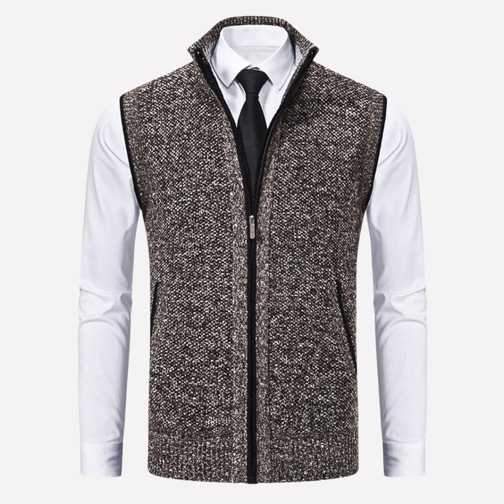 Gilet homme avec fermeture éclair