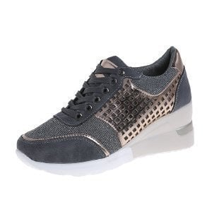 Baskets Wedge Élevées pour Femmes
