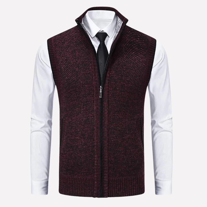Gilet homme avec fermeture éclair