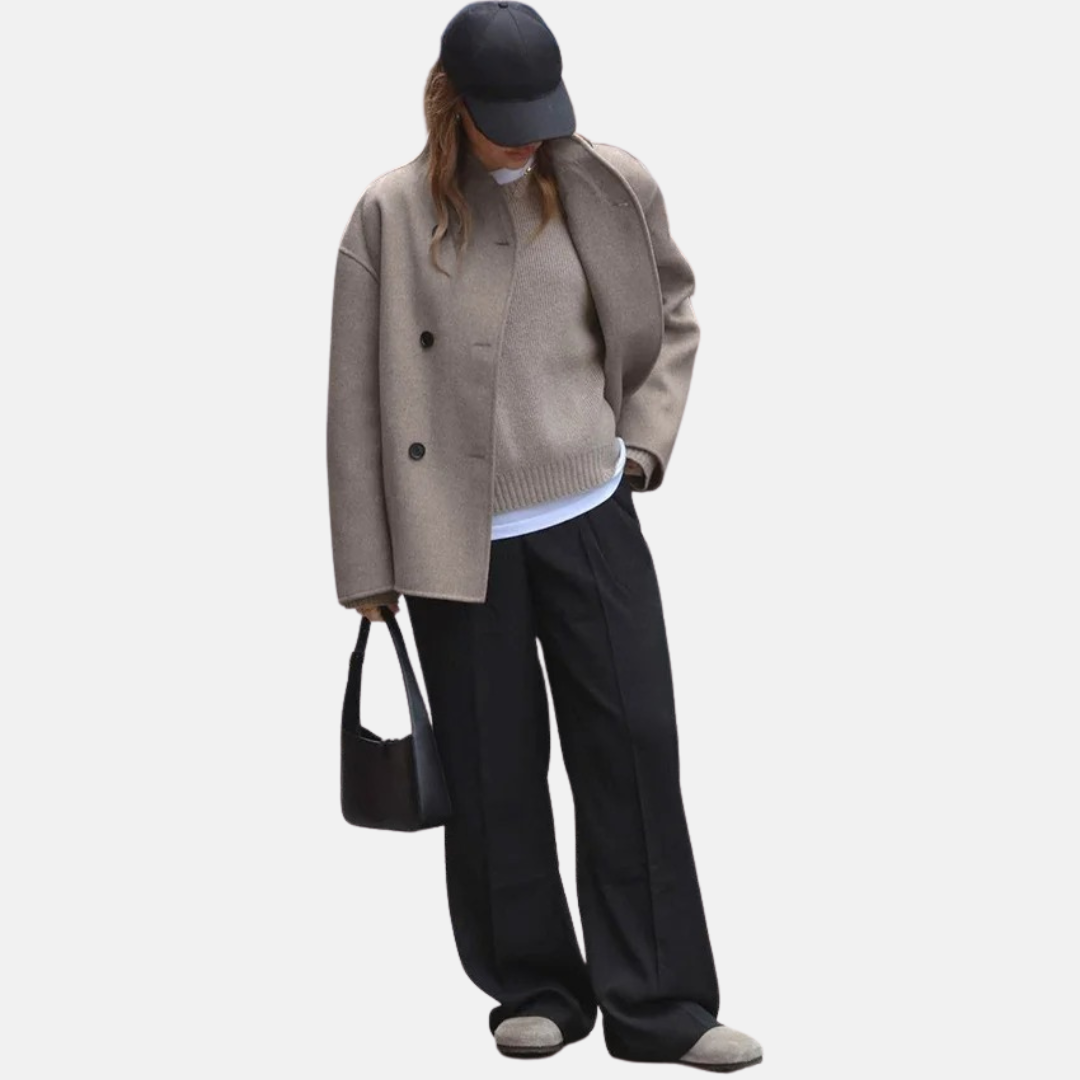 Manteau en Laine Vintage pour Femmes