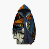Cardigan Zippé Unisexe avec Design d'Impression de Chat