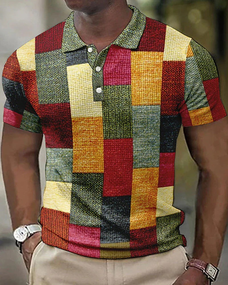 Chemise Polo Carree pour Homme – Style Moderne Rencontre Confort