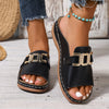 Caroline | Sandales Plates à Boucle pour Femmes