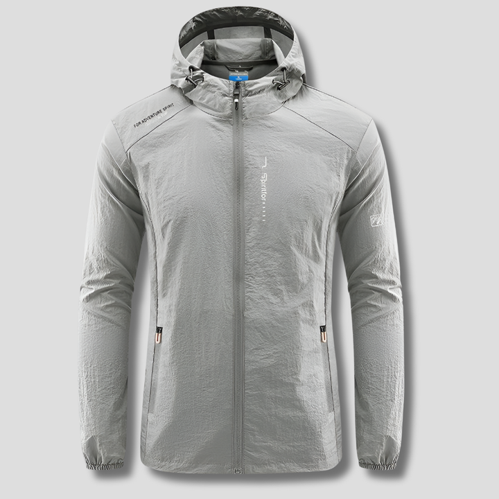 Veste d'été à capuche ultralégère et résistante au vent et au soleil pour hommes