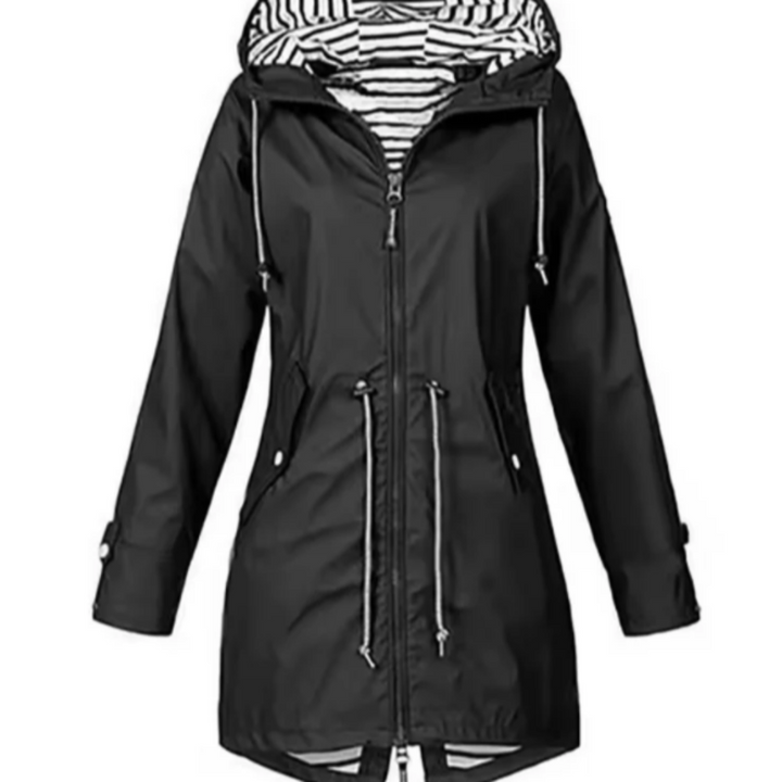 Veste imperméable avec capuche pour femmes